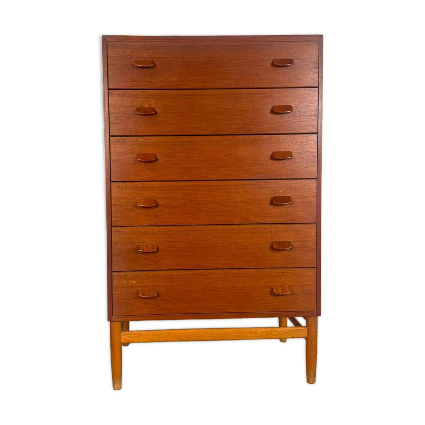 Commode en teck FDB Møbler, années 1960