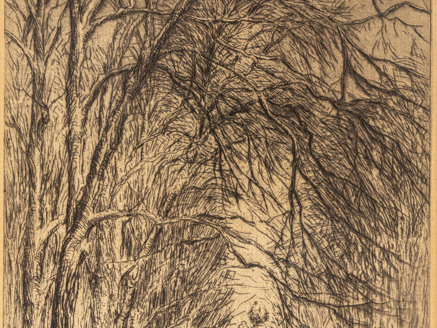The Hague, B/W Etching on Paper, 31 x 40 cm