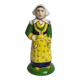 Quimper HB Henriot traditional style earthenware salt cellar 13.5 cm