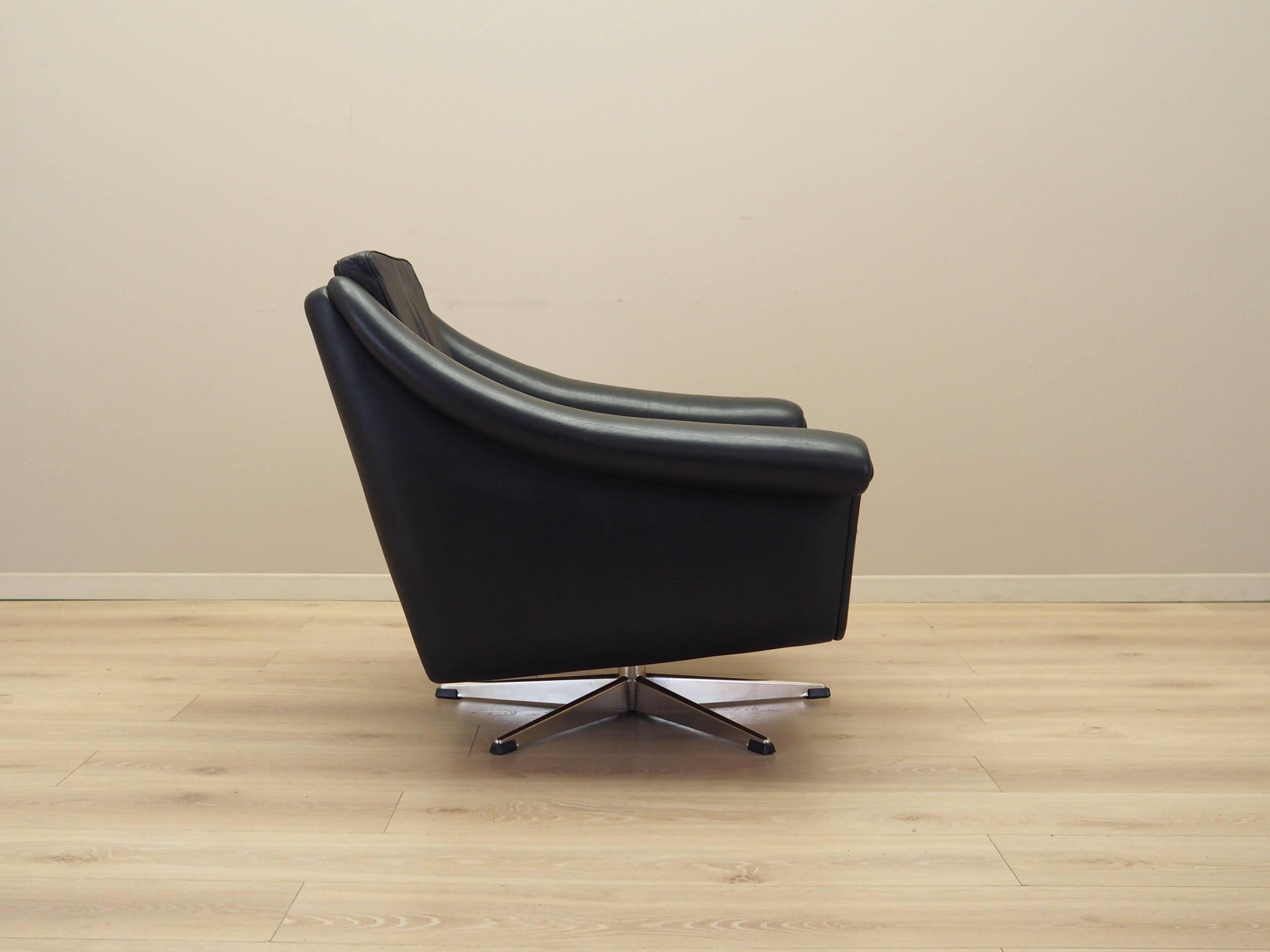 Fauteuil pivotant, design danois, années 1960, fabricant : Eran Møbler, designer :