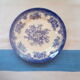 Assortiment de 18 assiettes anciennes bleues