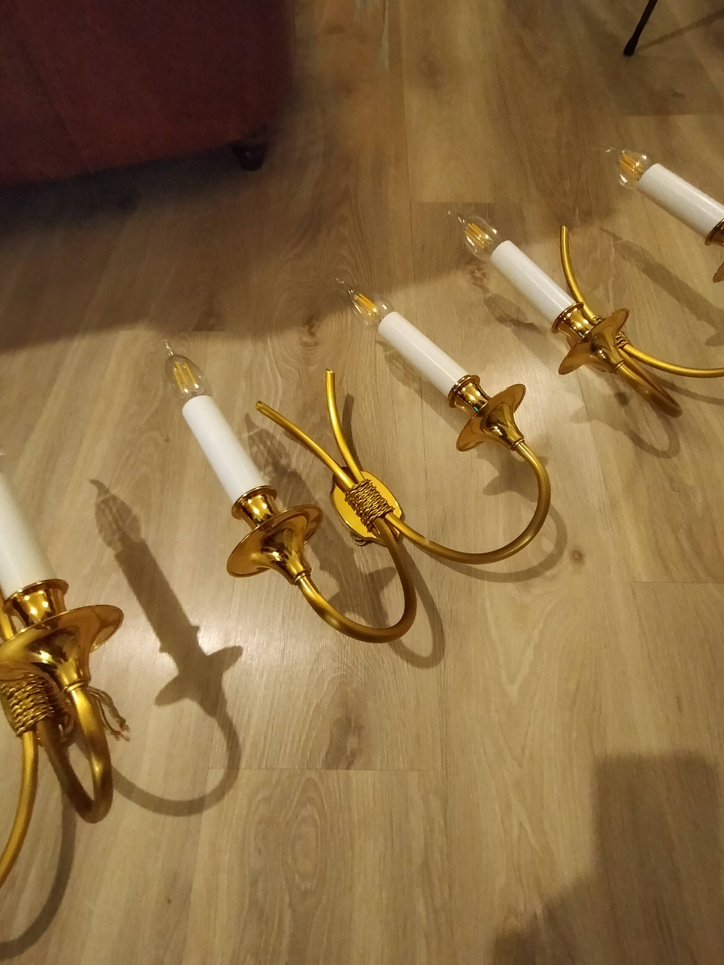 Classic applique Lucien Gau 4132 - 2 lights - Decorative details Links - H 32 cm, W 27 cm