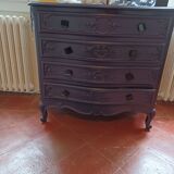 Louis XV style chest of drawers, restyled