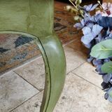 Olive green patinated table