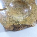 Imposing vintage alabaster ashtray