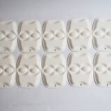 Set of 10 salad plates