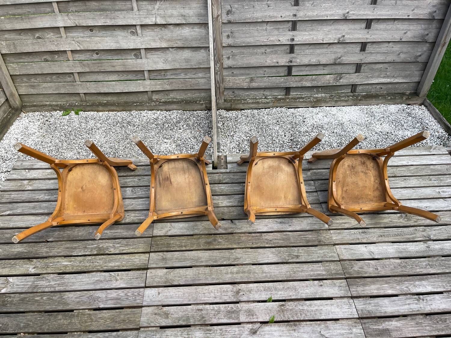 4 Baumann bistro chairs