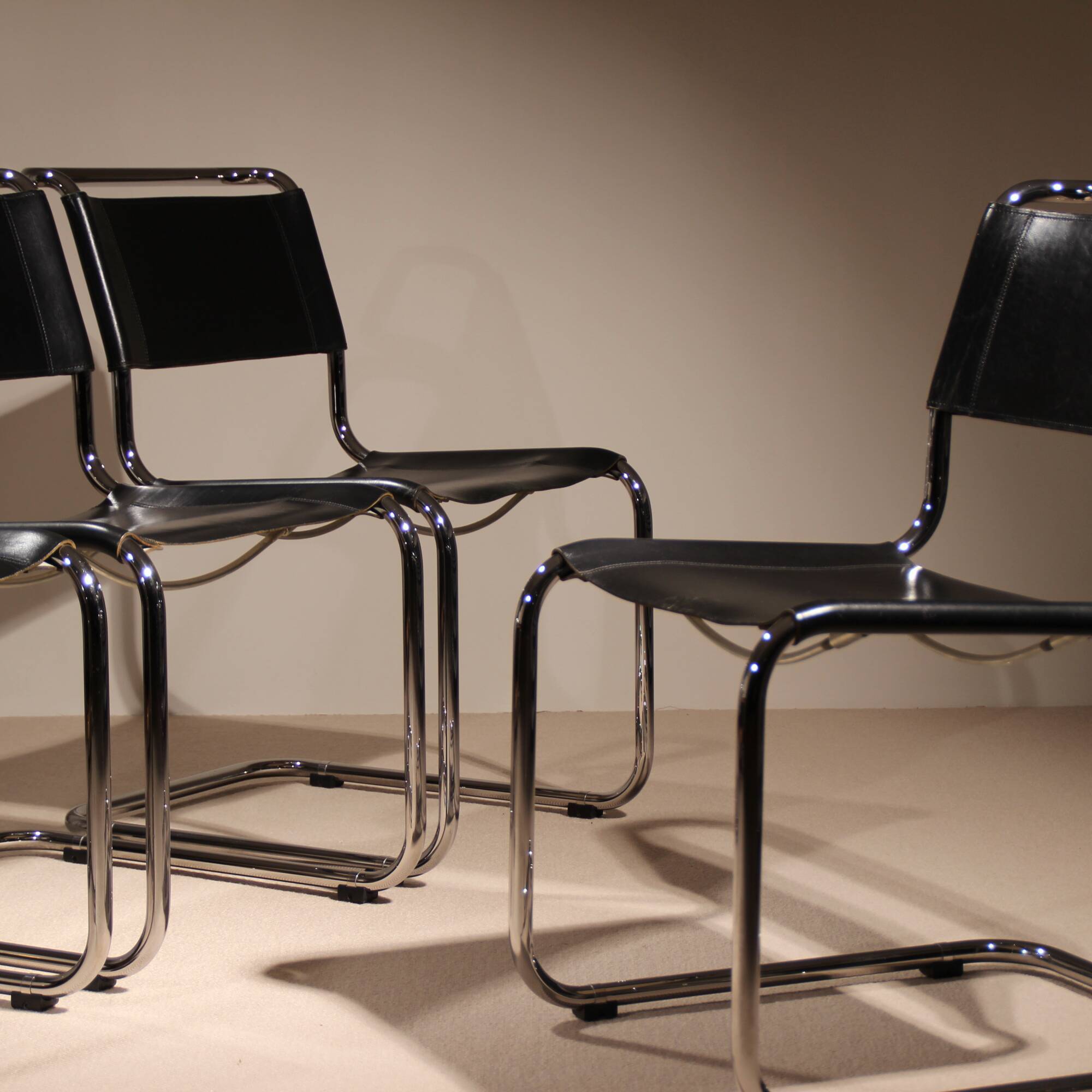 Four Cantilever Chairs ‚S33‘ by Mart Stam for Thonet | Germany 1926