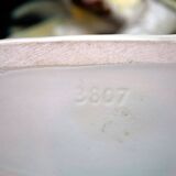 Figurine en faïence, une paire de perroquets en porcelaine allemande