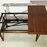Lifting coffee table Smorrebrod 1960's