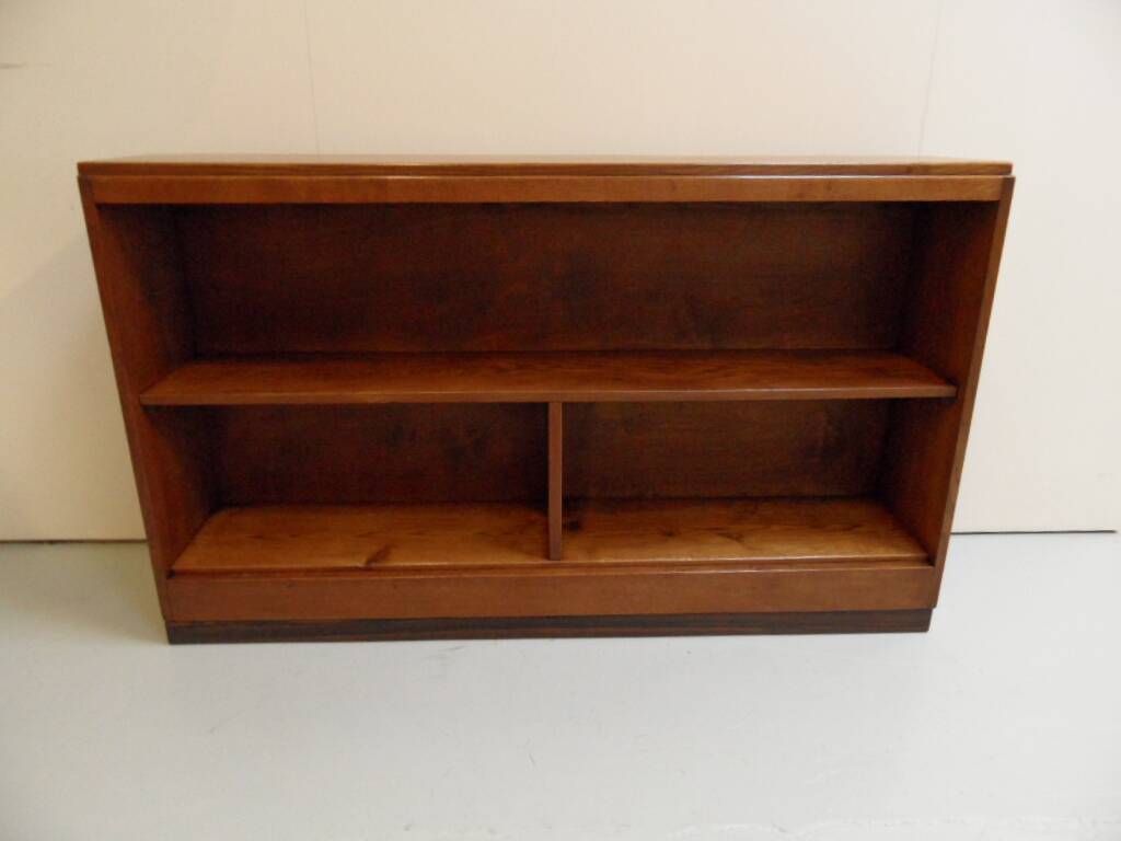 ArtbDeco oak open bookcase Amsterdam School
