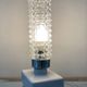 Vintage ceramic and glass lamp from the 70s