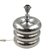 Hollywood regency chromed table lamp base, Luci Milano Italy, 1970s