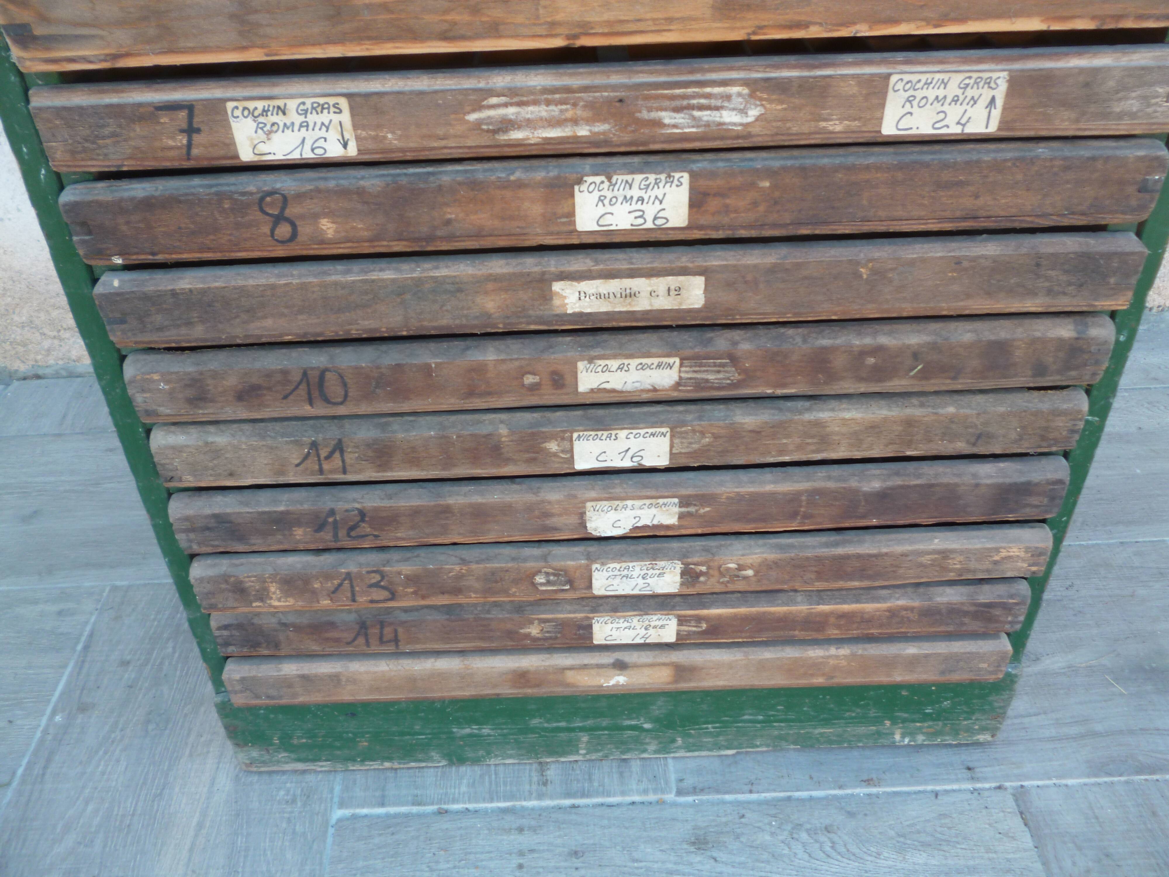 Furniture for printing trades