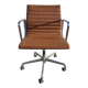 Tan Herman Miller Original Eames EA335 Ribbed Desk Aluminium Chair