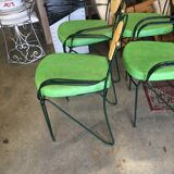 Suite of 4 bar chairs from the 50s/60s