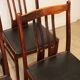 Set of 6 Scandinavian chairs in rosewood, 1960.