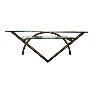 Bureau en verre et inox