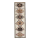 Tapis de coureur turc beige brun large