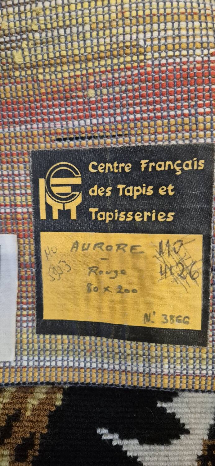 Tapisserie d'Aubusson "Aurore" en pure laine Jean Claude Bissery