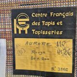 Tapisserie d'Aubusson "Aurore" en pure laine Jean Claude Bissery