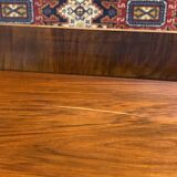 English art deco walnut showcase