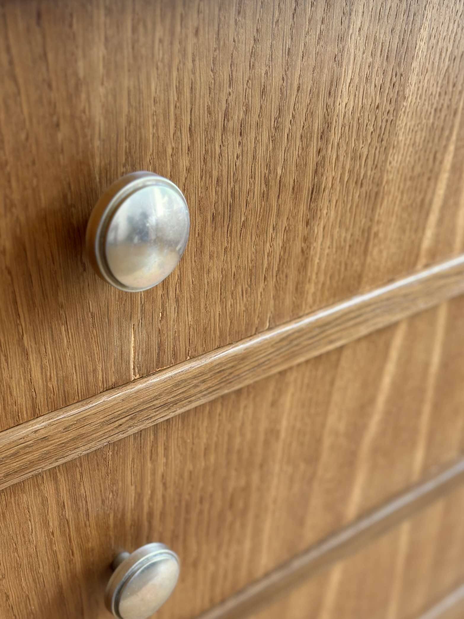 Vintage Scandinavian design commode from the 1950s.