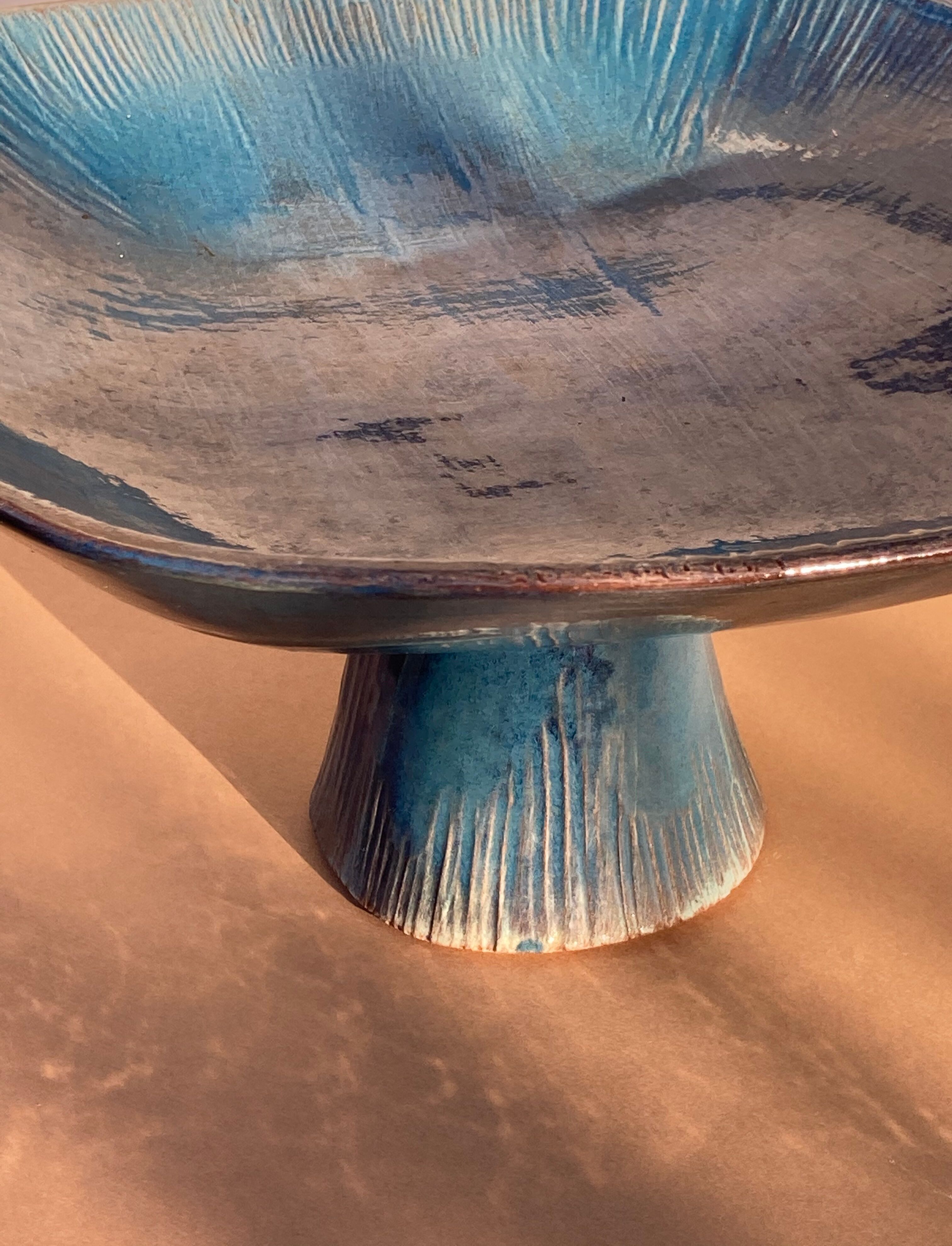 Service tray, ceramic plate cazaux