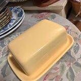 Yellow butter dish