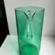 Green glass pitcher 70s
