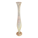 Ancien Vase Soliflore Opaline Blanche Avec Reflets Vintage