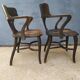 Paire de fauteuils américain