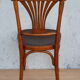 Curved wooden bistro chair J & J Kohn