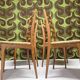 Lot of 4 Scandinavian chairs from the 1970s.