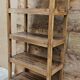Old workshop shelf in Burmese teak
