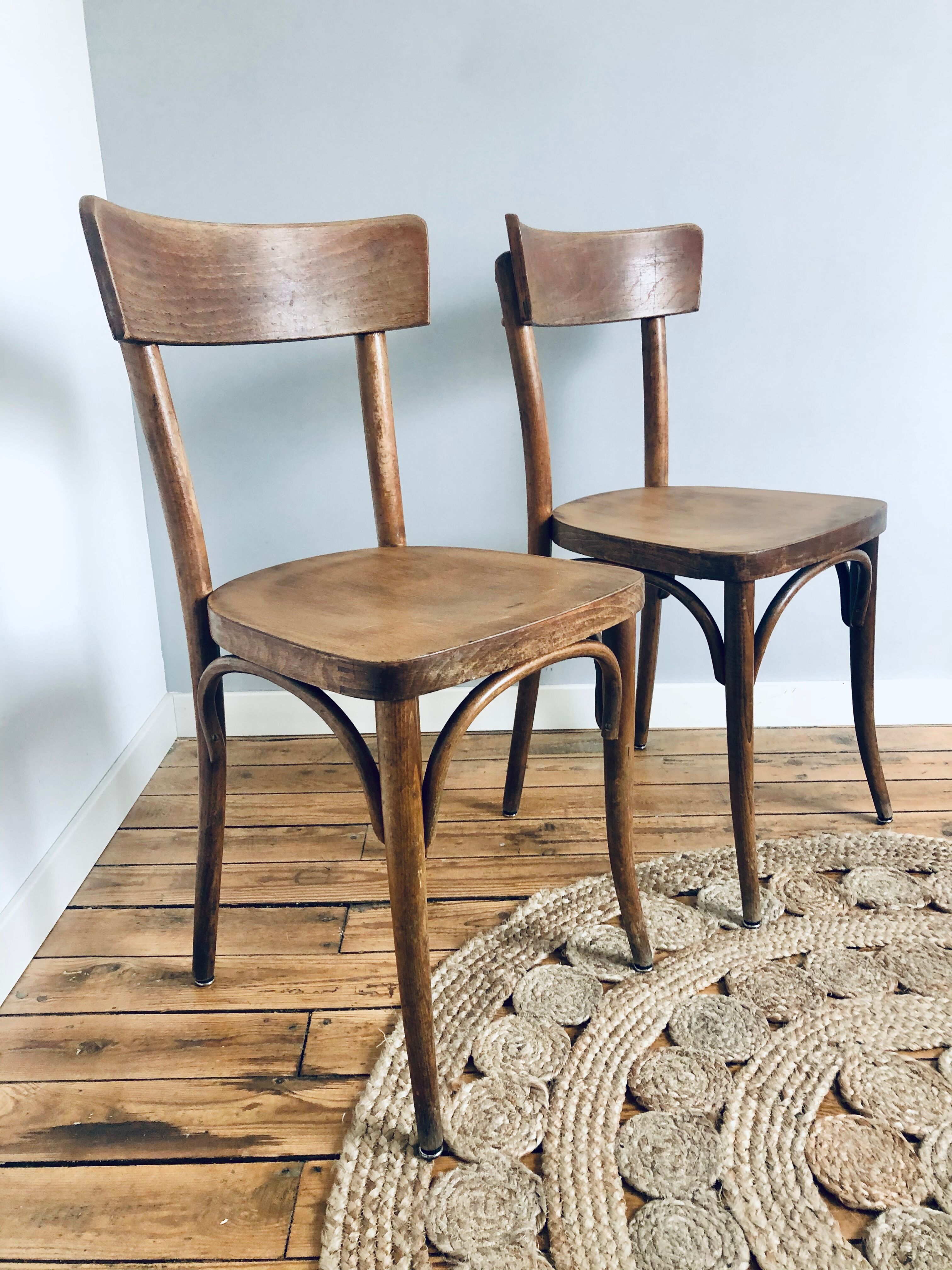 Set of 4 Thonet bistro chairs