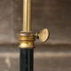 Floor lamp brass lacquered metal 1950