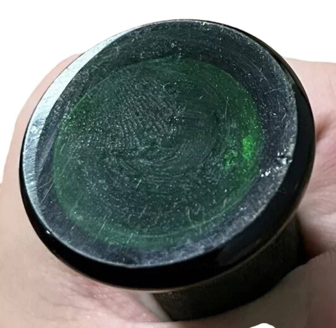 Legras (after): vase from the imperial green or Nile green series.