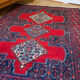 Vintage carpet Persian style 151 x 111 cm