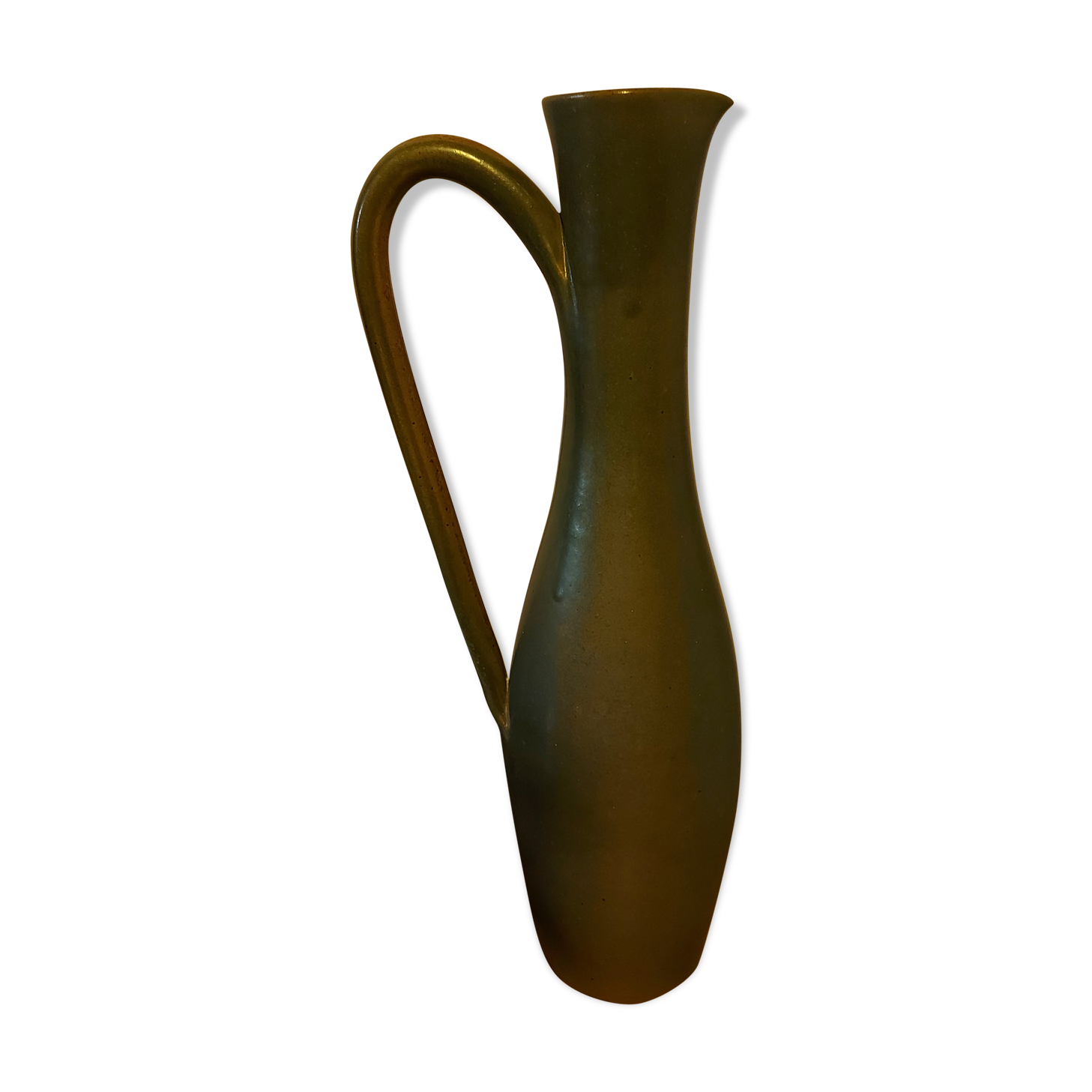 Large vase enamelled vase design Roger Jacques (40 cm )