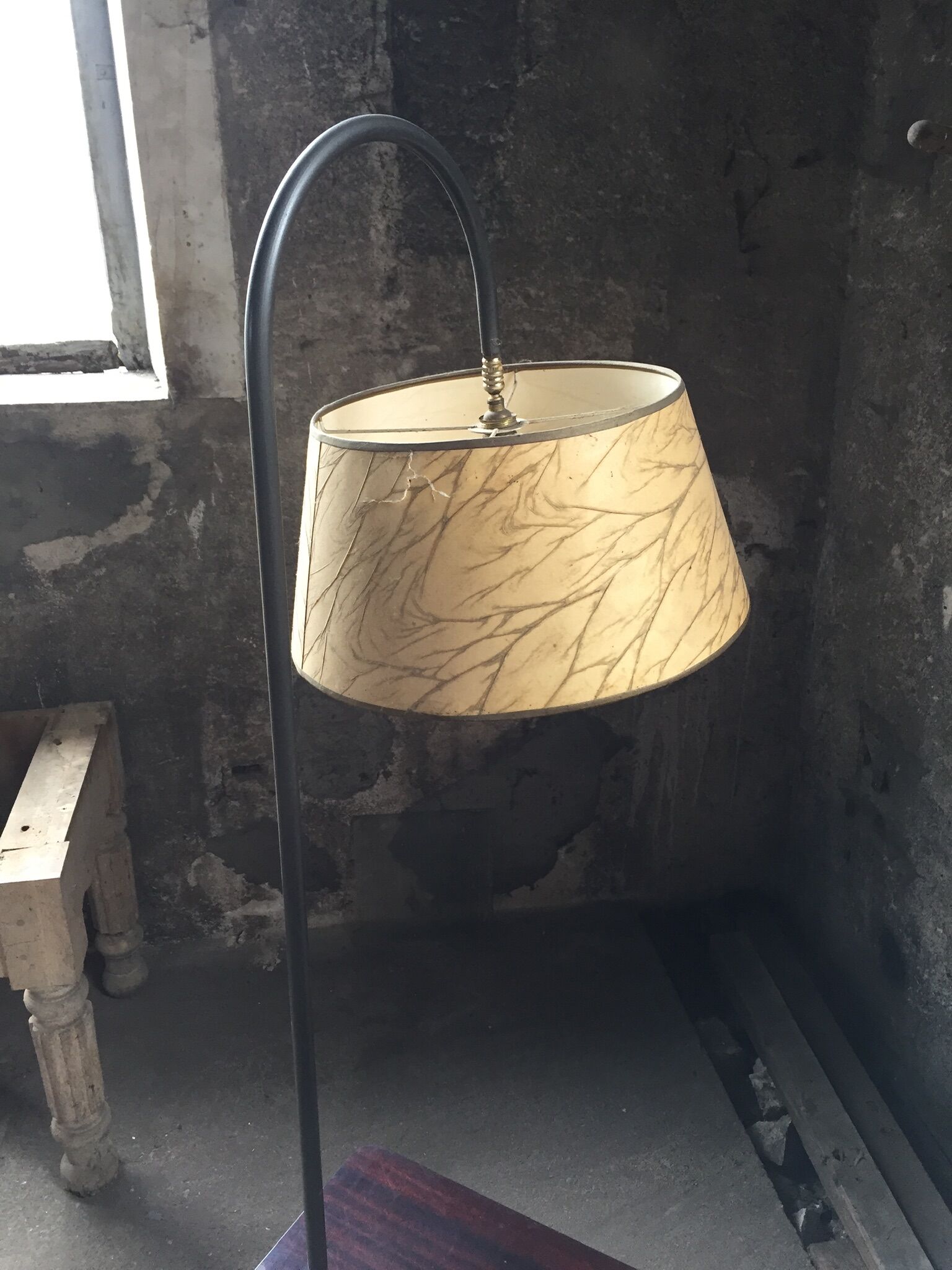 Vintage magazine floor and door lamp