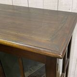 English mahogany display case from the late 19th century