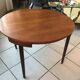 Extension table and 4 chairs by Hans Olsen edited by Frem Rolje