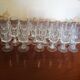 Crystal liqueur glasses