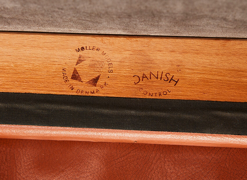 Set de 4 chaises N.O. Moller  modèle 79 en palissandre et cuir pour J.L. Mollers Danemark 1966