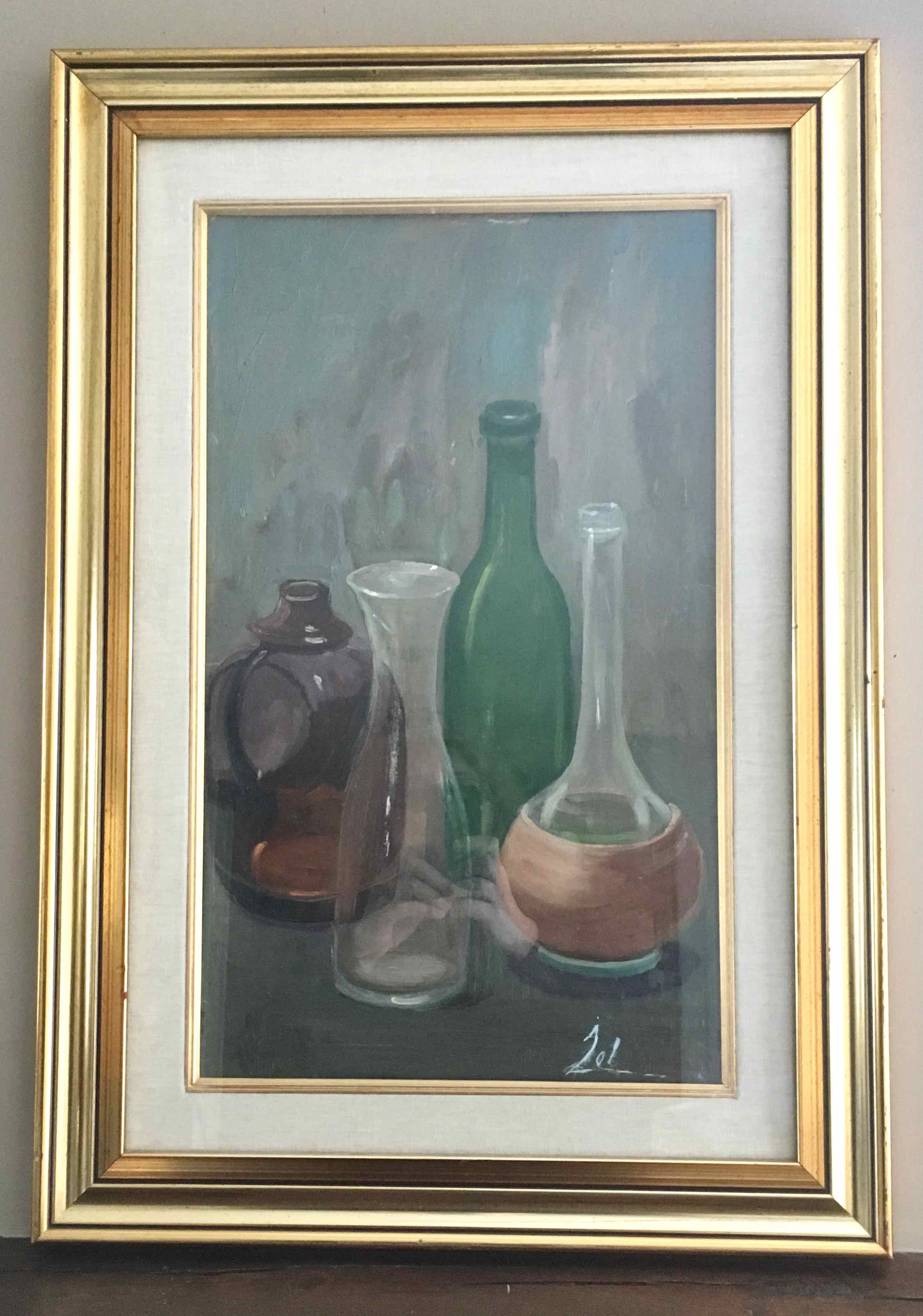 Oil painting on canvas "transparencies"