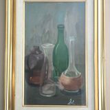 Tableau huile sur toile « transparences »