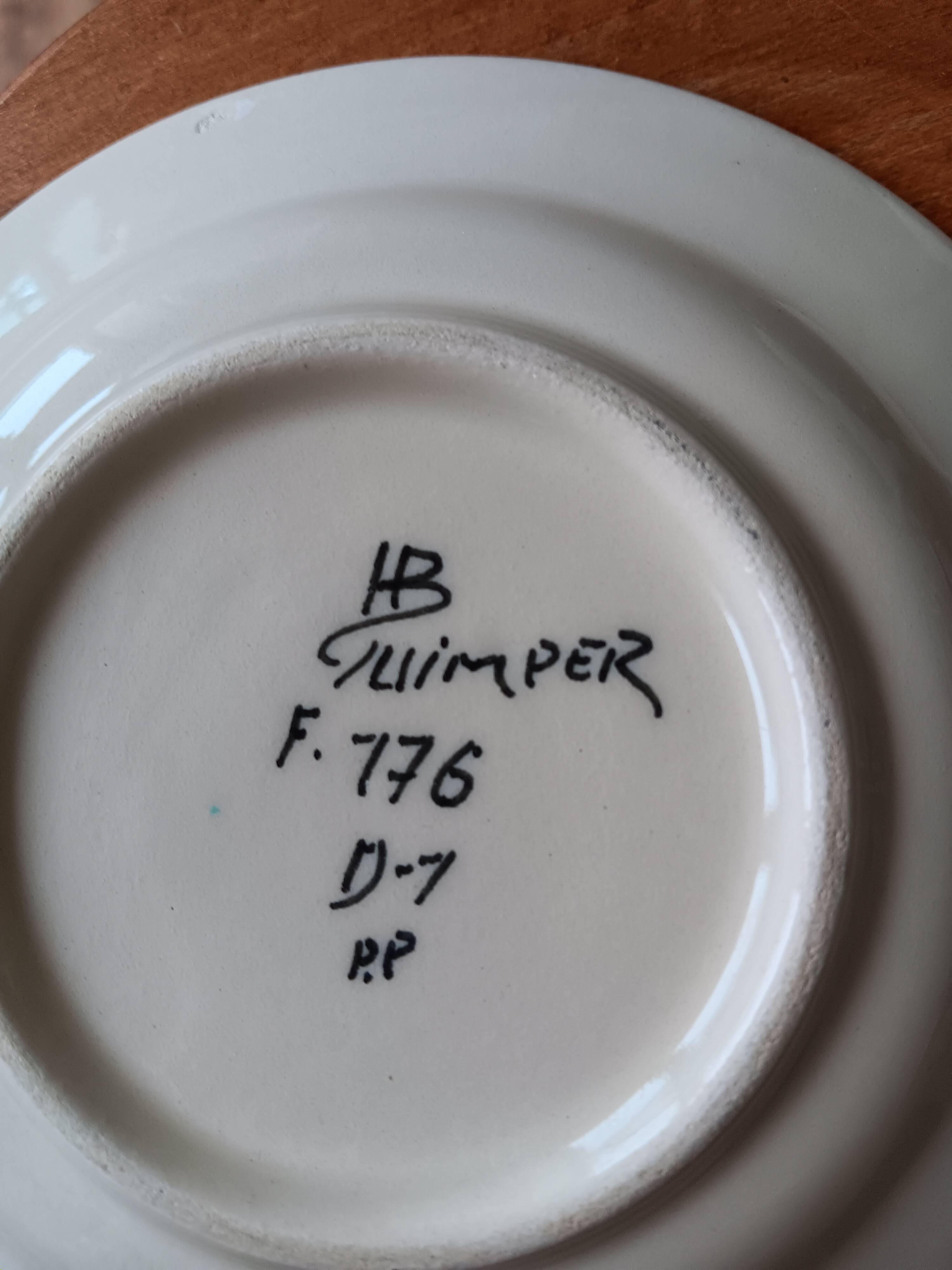 Small plate HB Quimper