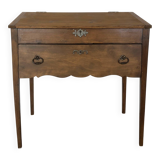 Vintage writing desk in solid pine