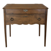 Vintage writing desk in solid pine